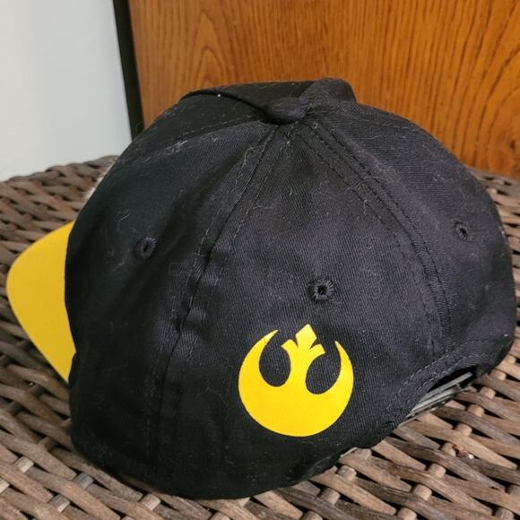 STAR WARS Lucas Films May The Force Be With You Snapback Baseball Cap Fuzzy 3D - Picture 4 of 10